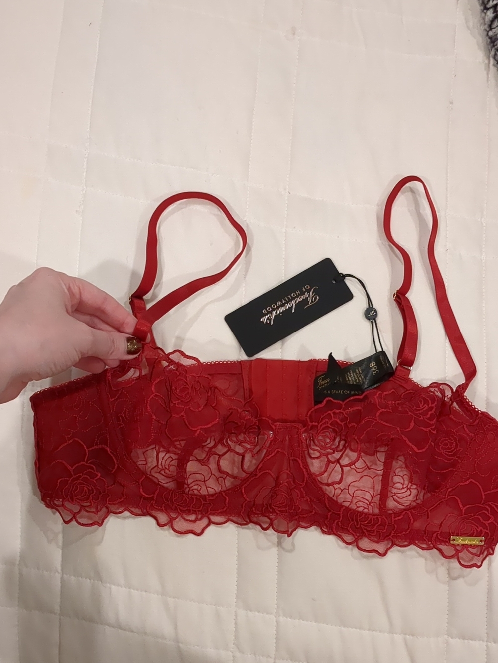 NWT Embroidered Unlined underwire Melrose Bra